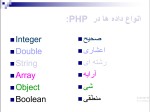 دانلود جزوه PHP با 107 صفحه ppt برای رشته کامپیوتر-1
